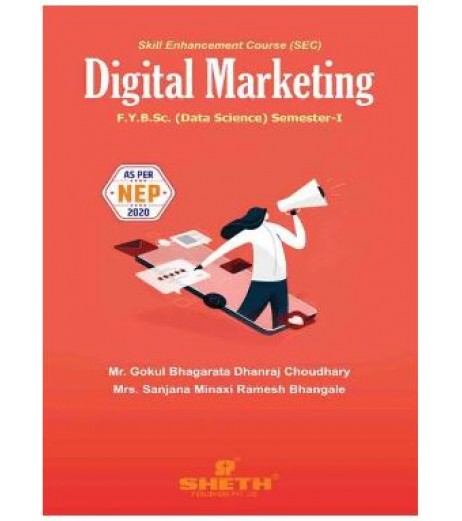 Digital Marketing FYBSc Data Science Sem 1 Sheth Publication | Mumbai University